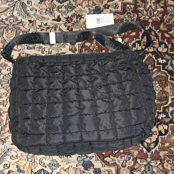Valentino Orlandi Black Quilted Bag